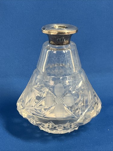 Antique crystal perfume - crystal,