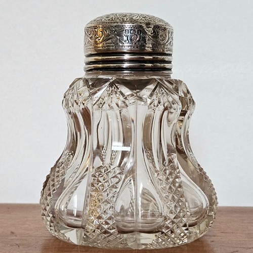 Large antique silver - top, cut