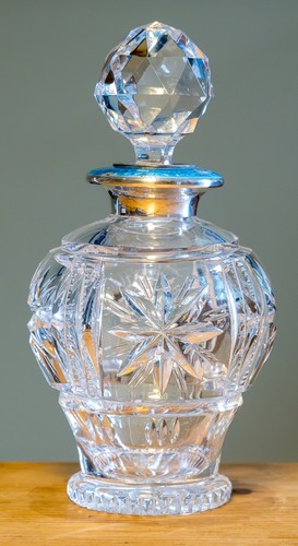 Cut glass art - art, sterling