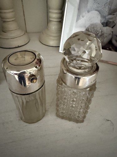 Silver and glass - and, perfume
