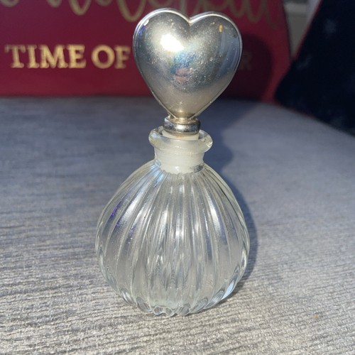 Vintage glass perfume bottle - glass,