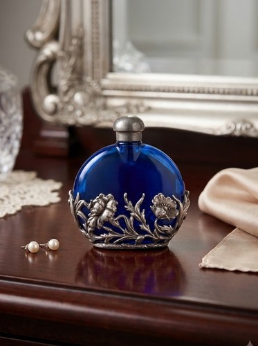 Vintage cobalt blue glass - blue,