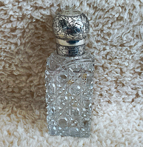 Cut glass crystal perfume - crystal,