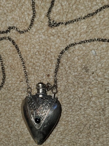 Vintage heart perfume bottle - vintage,