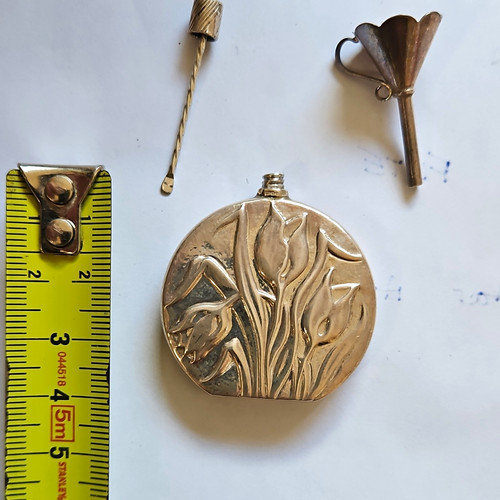 Solid silver art - silver, nouveau